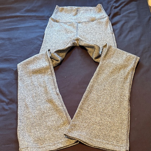 ECHT Women's Gray Flare Knit Pants - Picture 7 of 11